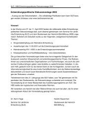 Krisenprävention und Konfliktbearbeitung - eine ... - SLE Berlin