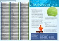 digitale versie van de afvalwijzer 2011 - Gemeente Sliedrecht