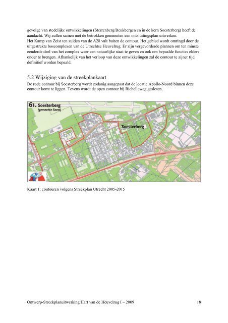 Ontwerp-streekplanuitwerking - Gemeente Soest