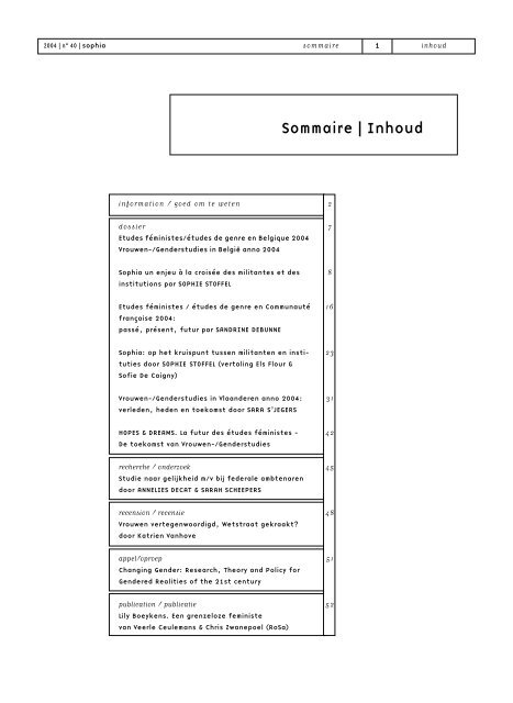 Nieuwsbrief 40 (pdf) - Sophia