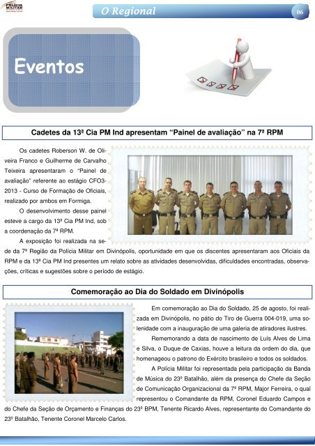 Revista Eletrônica da 7ª Região da Polícia Militar / 30 de agosto