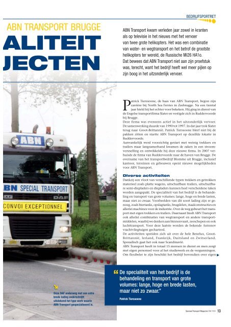 Download PDF File - Speciaal Transport Magazine