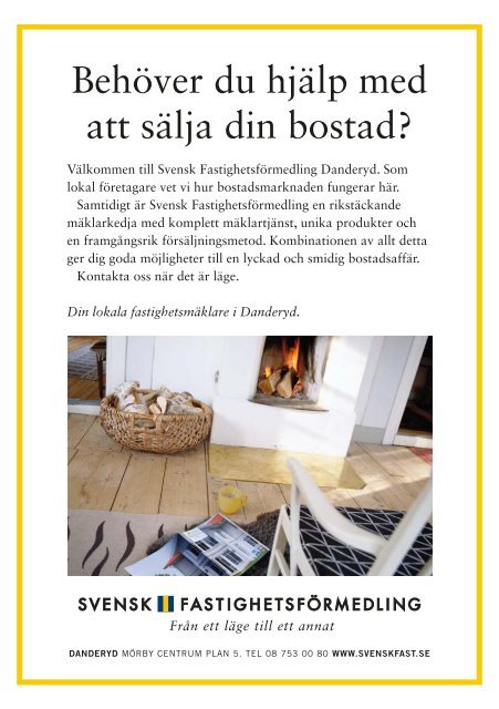 Medlemsblad - sommar Nr 2 2013 Pensionärsförening Danderyd