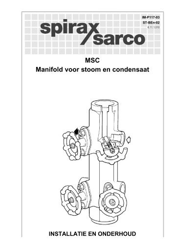 MSC Manifold voor stoom en condensaat - Spirax Sarco