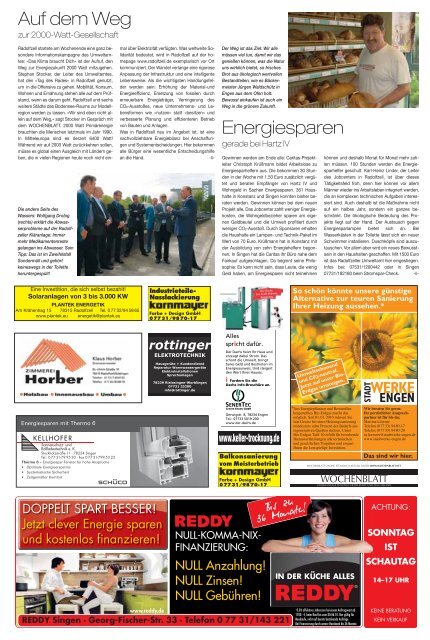 19. Mai 2010 - Öko-Zeitung - Singener Wochenblatt