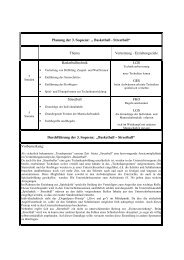 Planung der 3. Sequenz: „ Basketball - Streetball“ Thema ...