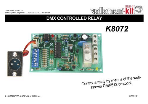DMX CONTROLLED RELAY - ESR Electronic Components