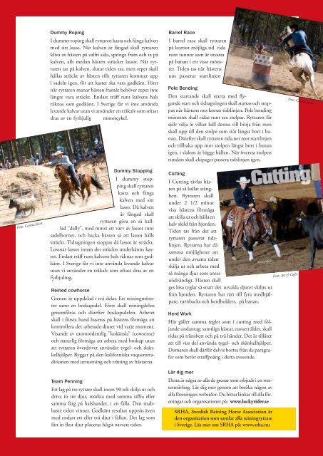 Special Edition - Scandinavian Reining Horse Association