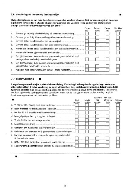 Evaluering av Reform 94. En spørreundersøkelse ... - SSB