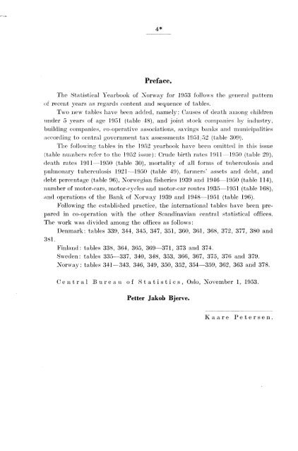 Statististk Årbok for Norge 1953 - Statistisk sentralbyrå