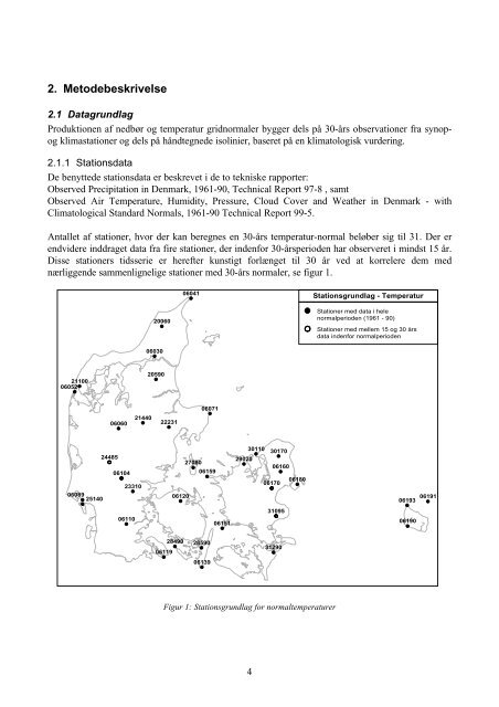 Klimagrid - Danmark - DMI