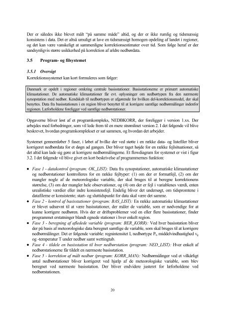 KORREKTION FOR FEJLKILDER AF DAGLIGE ... - DMI