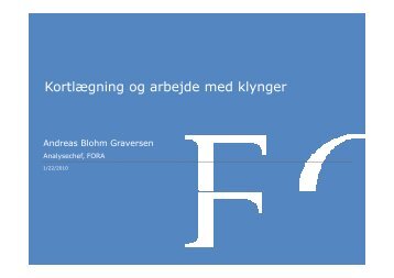 ppt Kortlægning og arbejde med klynger - AG 280110x