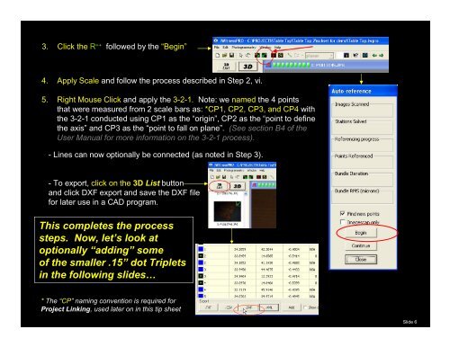 TIP SHEET: Automatic Measurement of Triplet Offset Targets - iWitness