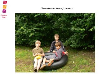Speelplein Joepla, Lochristi (pdf) - Steunpunt Jeugd