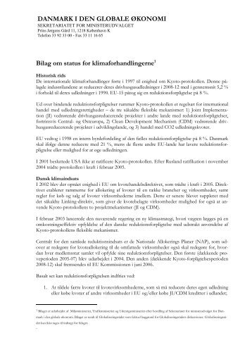 Danmark i den globale økonomi