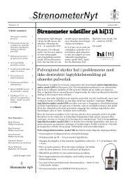 Pulverpistol skyder hul i problemerne med ikke ... - Strenometer ApS