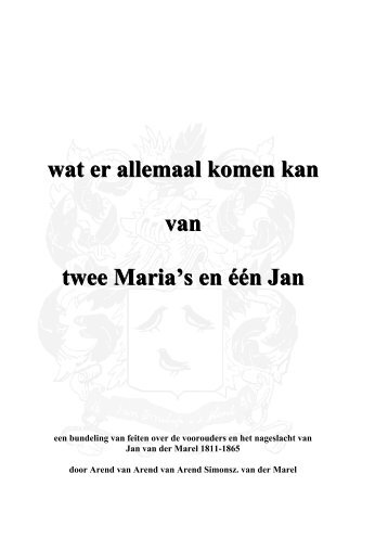 Wat er allemaal komen kan van twee Maria's en een Jan - STScI