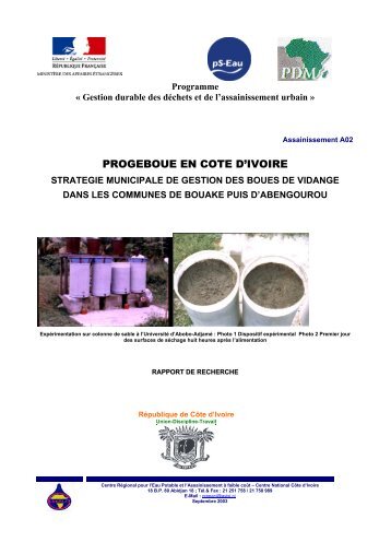 PROGEBOUE EN COTE D'IVOIRE - Programme Solidarité Eau