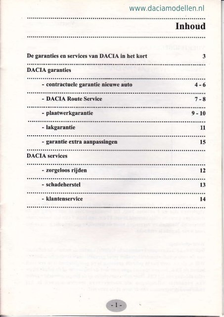 editie 1, september 2005, 8200505372 - Daciamodellen.nl