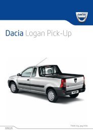 Dacia Logan Pick-Up - Daciamodellen.nl