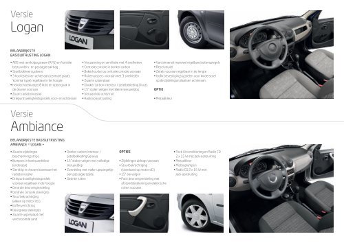 Brochure Dacia Logan Sedan - Daciamodellen.nl