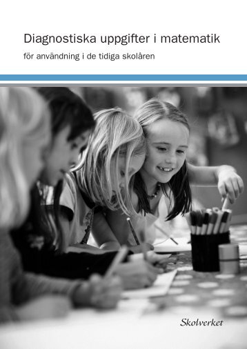 Diagnostiska uppgifter i matematik - Stockholms universitet