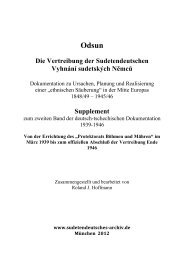 Supplement - Sudetendeutsches Archiv