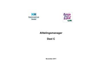 Deel C kwalificatieprofiel - Supermarkt.nl