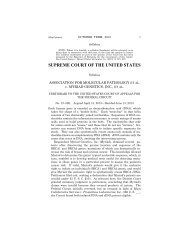 12-398 Association for Molecular Pathology v. Myriad Genetics, Inc ...