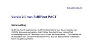 Versie 2.0 van SURFnet PACT