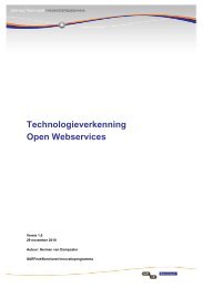 Open Webservices - SURFnet