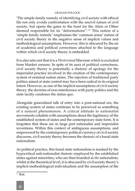 Civil Society Theory and Euro-Nationalism - University of Sussex