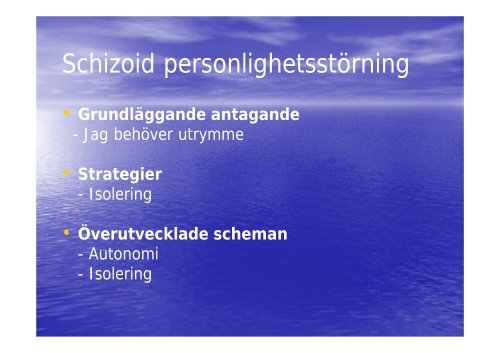 Personlighet och personlighetsstörningar