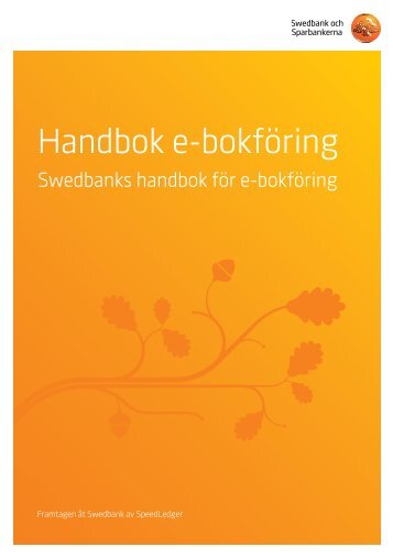 Handbok e-bokföring - Swedbank