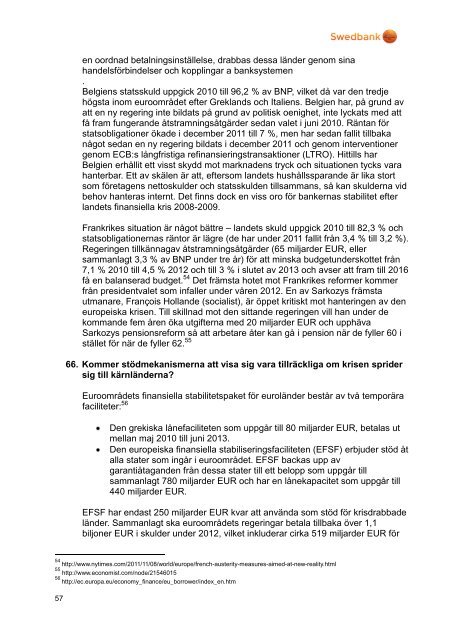 Krisen i euroområdet 99 frågor och svar - Swedbank