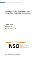 Concept Eindrapportage werkgroep Tabakspeciaalzaak door - Nso