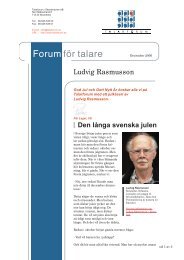 Ludvig Rasmusson - Talarforum