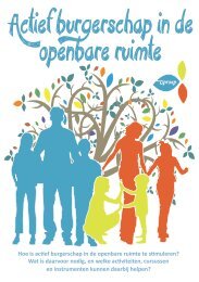 Flyer Actief burgerschap in de openbare ruimte - NISB