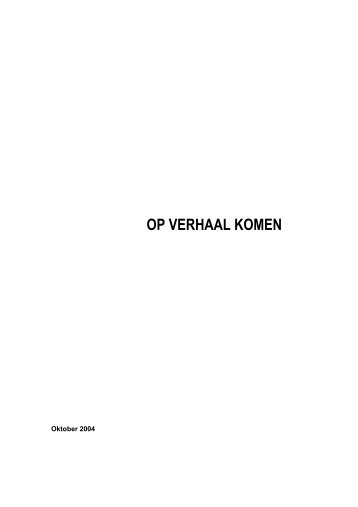 Cursusboek op verhaal komen (pdf,1.5 MB) - NISB