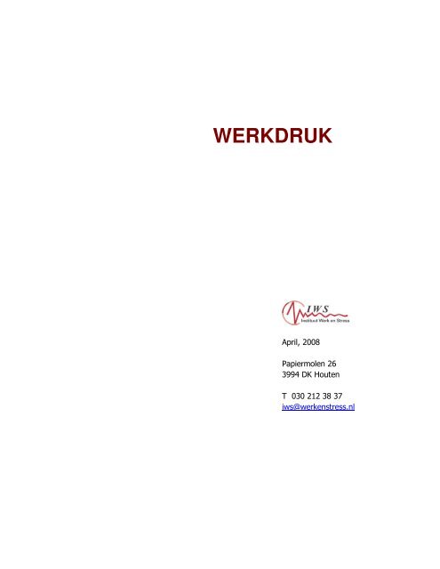 WERKDRUK - NISB