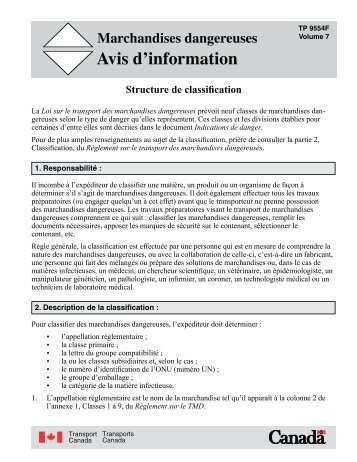 version PDF, 196 kb - Transports Canada