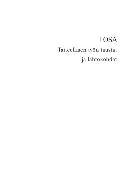 Linkki verkkojulkaisuun (pdf) - Teatterikorkeakoulu