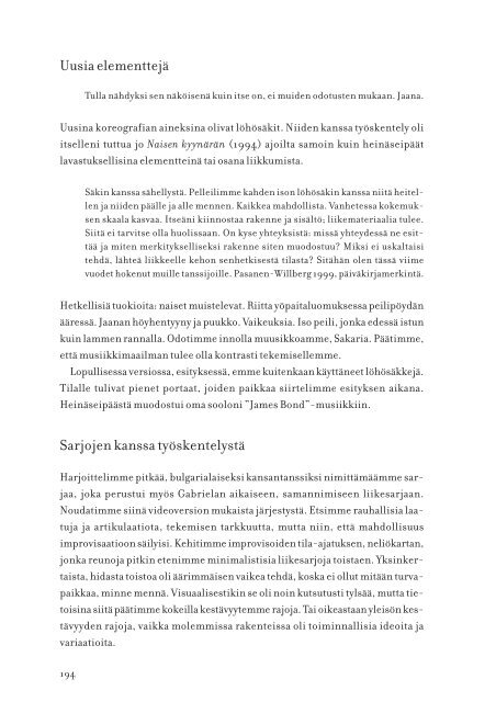 Linkki verkkojulkaisuun (pdf) - Teatterikorkeakoulu