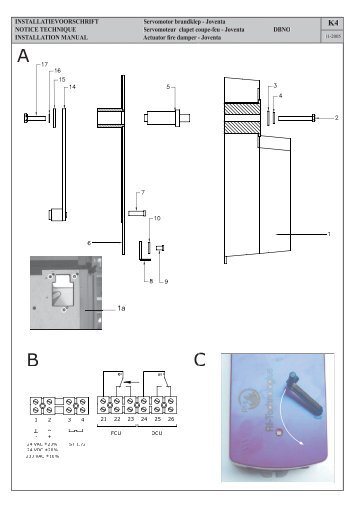 INSTALLATIEVOORSCHRIFT Servomotor brandklep - Joventa ...