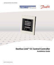 Danfoss Link™ CC Central ControllerInstallation ... - Technoprocess