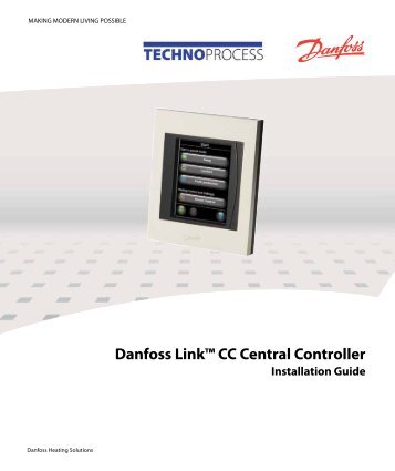 Danfoss Link™ CC Central ControllerInstallation ... - Technoprocess