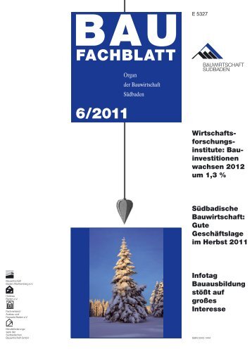 BAU FACHBLATT - Bauwirtschaft Südbaden