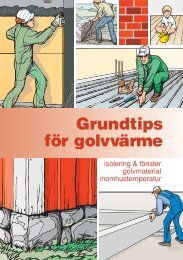 Grundtips för golvvärme