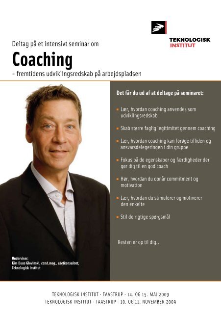 Coaching - Teknologisk Institut
